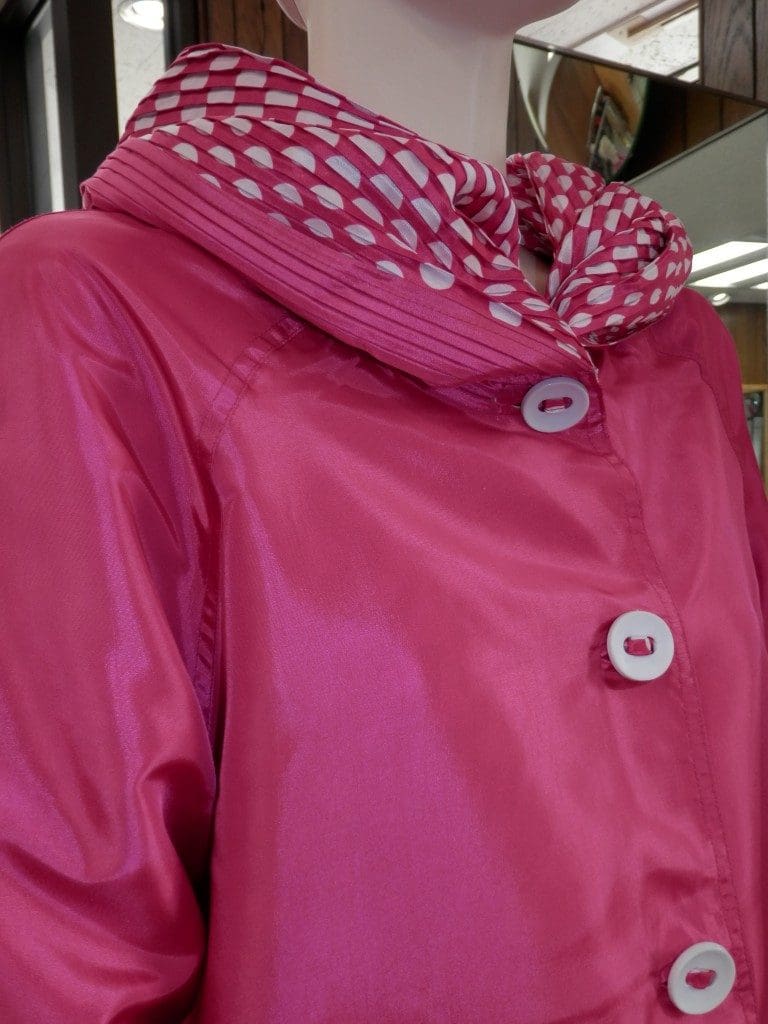 raincoat pink polka dot12