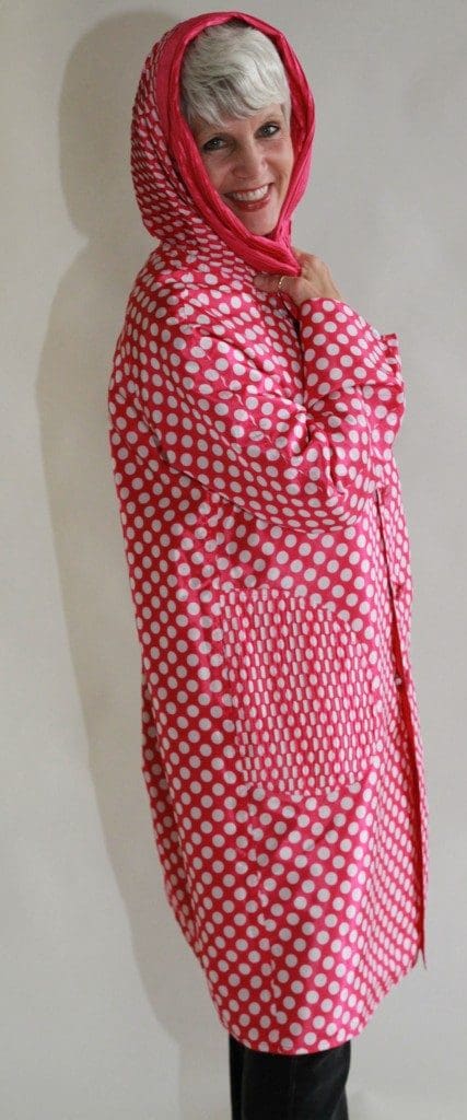 raincoat pink polka dot6