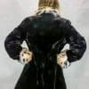 W11 black sheared mink ovals diamond cut deisgn 32 jacket with linyx collar and cuffs3