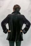 W18 black sheared letout mink 30 jacket with grooving trim detail3