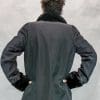 W18 black sheared letout mink 30 jacket with grooving trim detail5