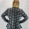 W25 black lamb leather on mesh zip jacket3 1