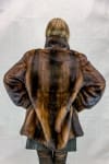 W34 cognac skin on skin female mink 30 jacket with cross cut design3
