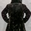 W52 brown sheared mink sections 36 with natrual lunaraine mink trim with detachable hood4