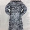 W74 grey persian lamb sections 53 coat with natural grey gathered shawl collar3
