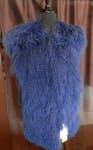 Blue Tibet Lamb Vest with Knitted Side1