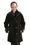 Brown Brisa Suede 32 Shearling Jacket with Frosted Liner1 1