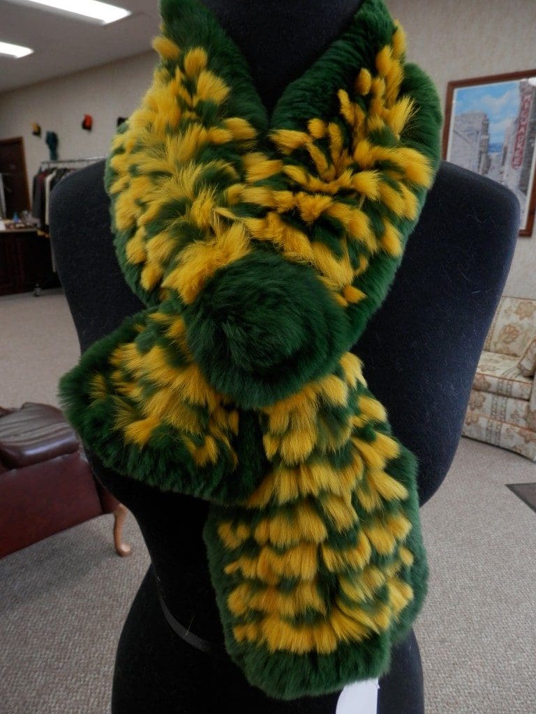 Green and Gold Scarf1