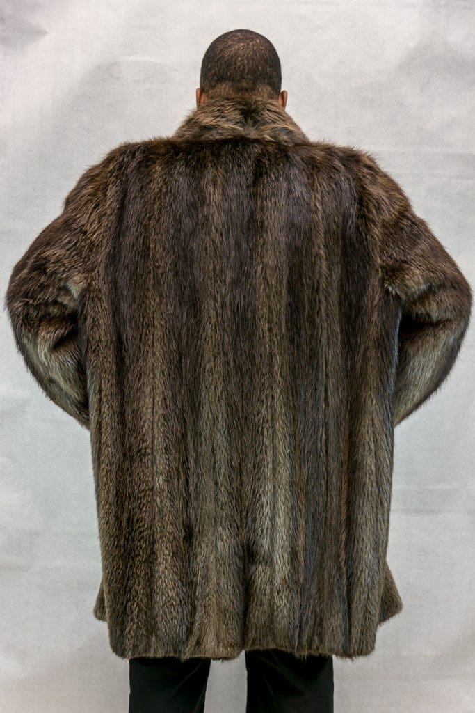 M15 natural chestnut long hair 40 beaver coat3