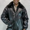 M21 black ranch letout 30 mink zip jacket reverses to black cabretta lamb leather4