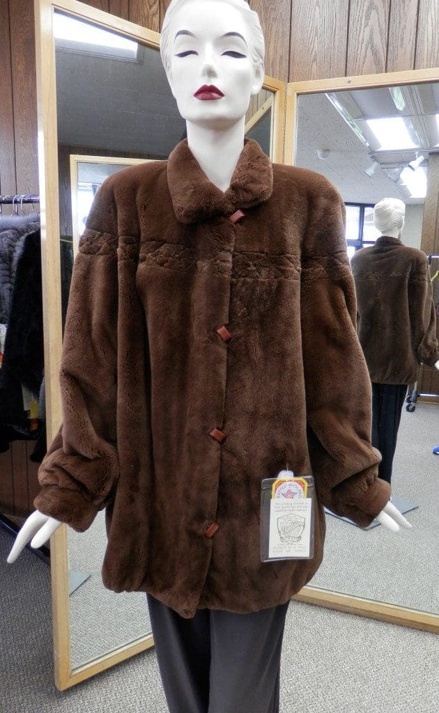 Spice Brown Sheared Beaver 32 Jacket2