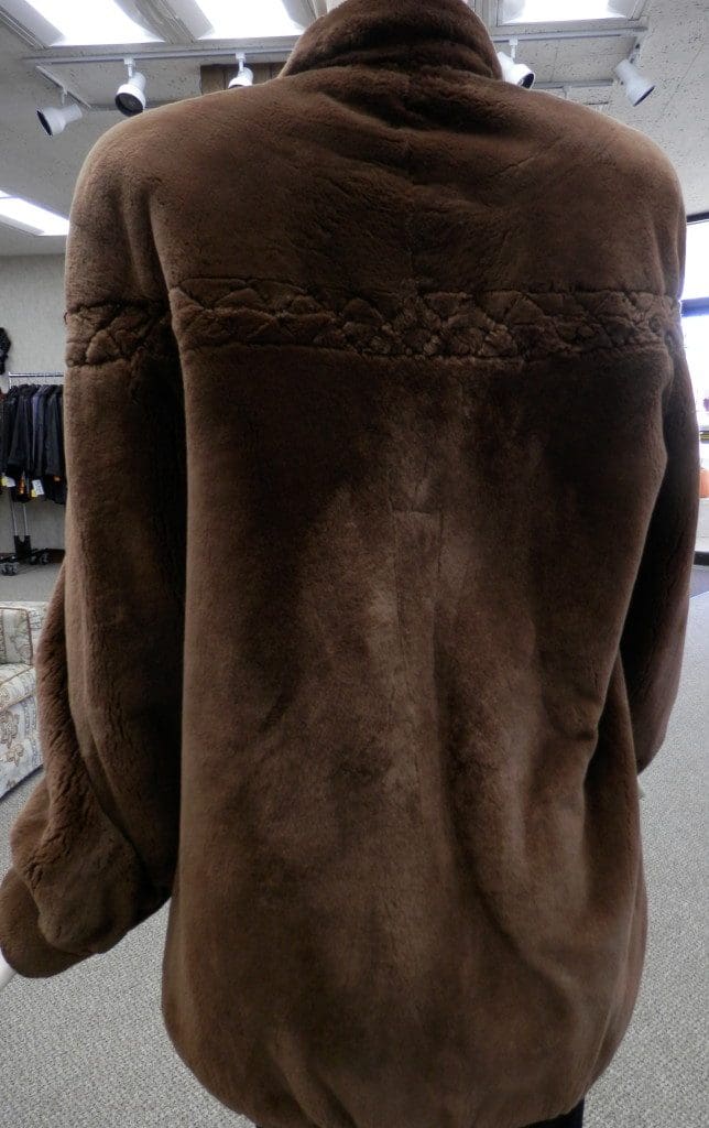 Spice Brown Sheared Beaver 32 Jacket3