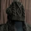 brown knit scarf and hat3
