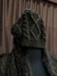 brown knit scarf and hat3