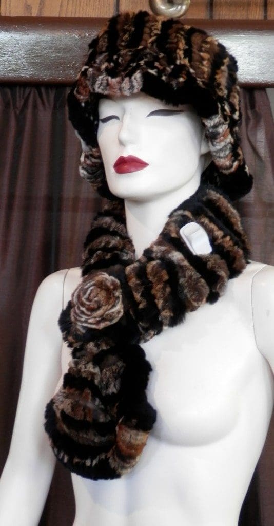 hat and scarf brown1