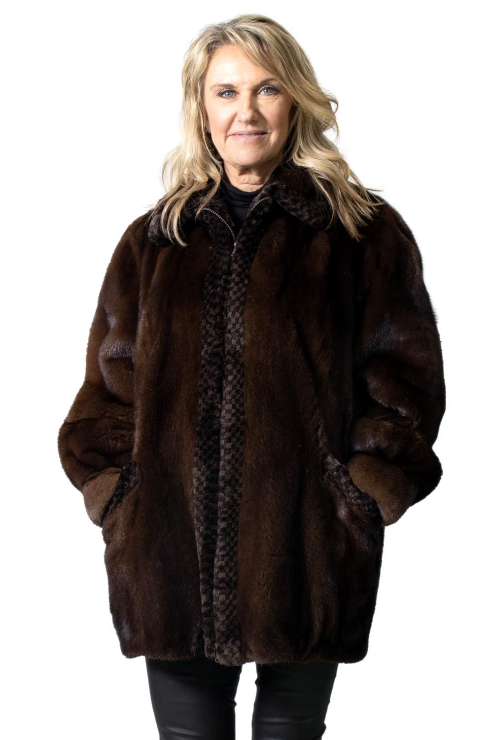 57-2 Lunaraine Mink Fur Jacket Ugent Furs