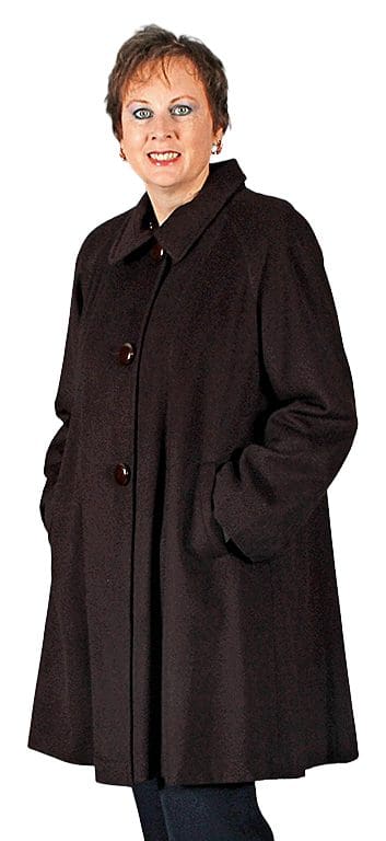 W224 2 brown cashmere coat Ugent Furs