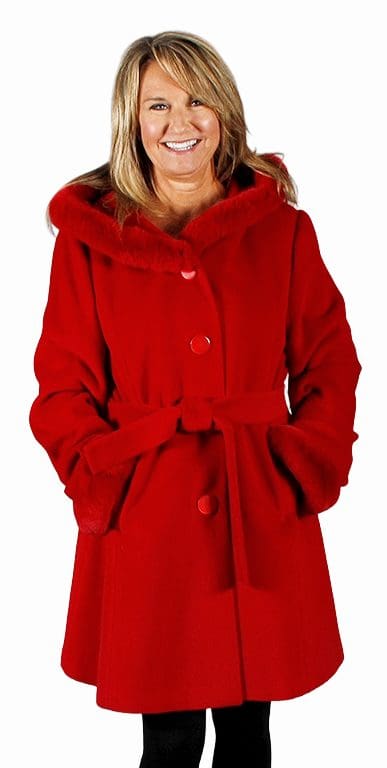 234 red cashmere with fox fur ugent furs