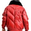 M43 3 Mans Red Puffer with Fox Fur