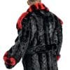 M7 4 Mens MInk Paws Jacket with Red Chinchilla Rex