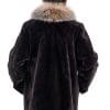 W27 3 Sheared Beaver Fur Jacket with Fox