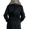 W70 3 Cashmere Wrap Coat with Fox Fur