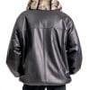 M31 6 Chinchilla Rex Fur Mans Jacket Reverse To Lamb Leather