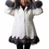 54 3 White Mink Fur Coat Ugent Furs