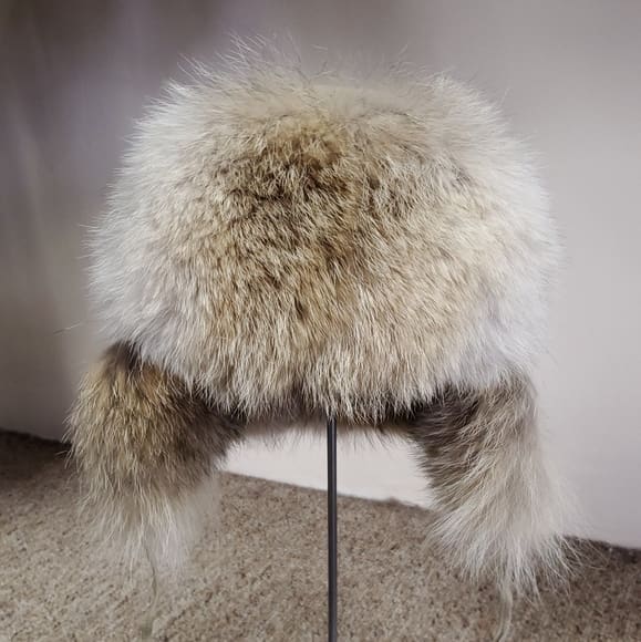 coyote fur trooper hat Ugent Furs