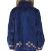 39 3 blue mink fur jacket Ugent Furs