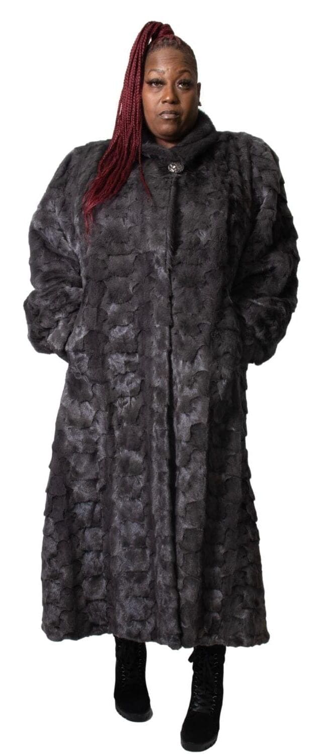 86 2 Plus size mink fur coat Ugent Furs
