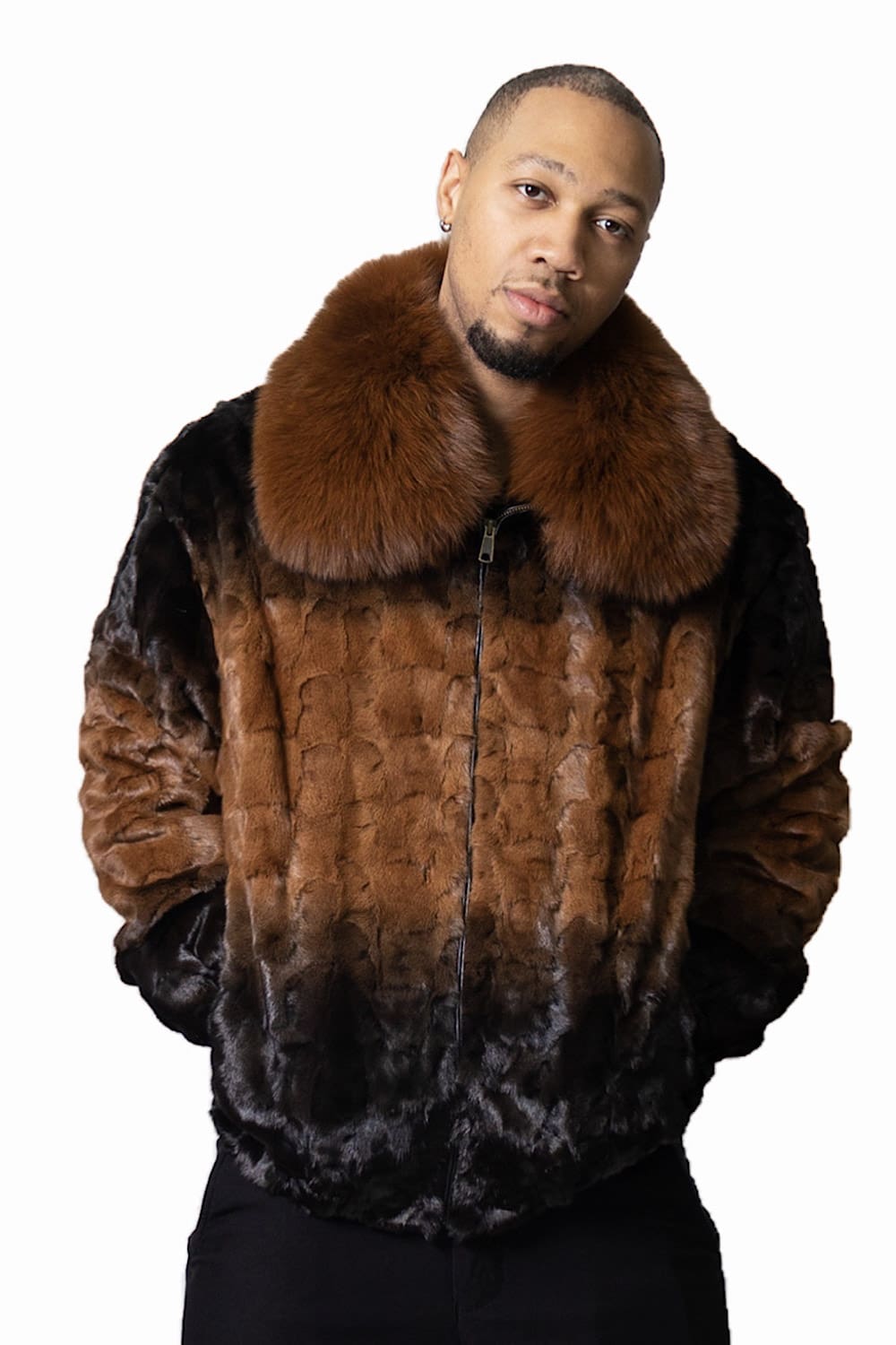 M21 2 Man's mink fur coat Ugent Furs