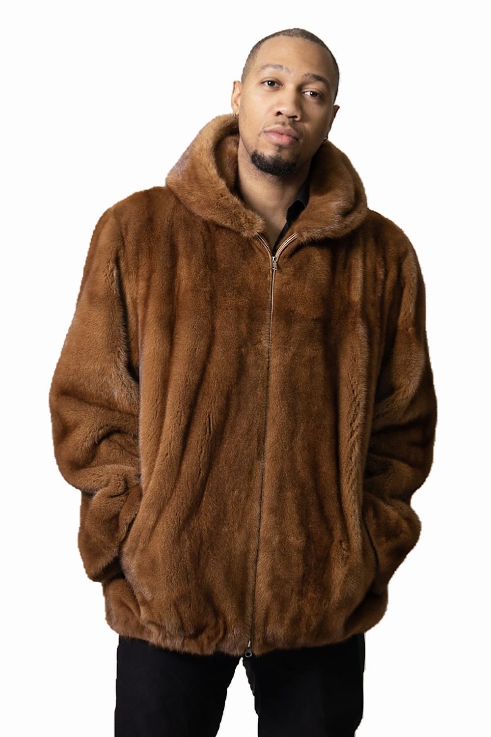 M23 2 Man's mink fur coat Ugent Furs