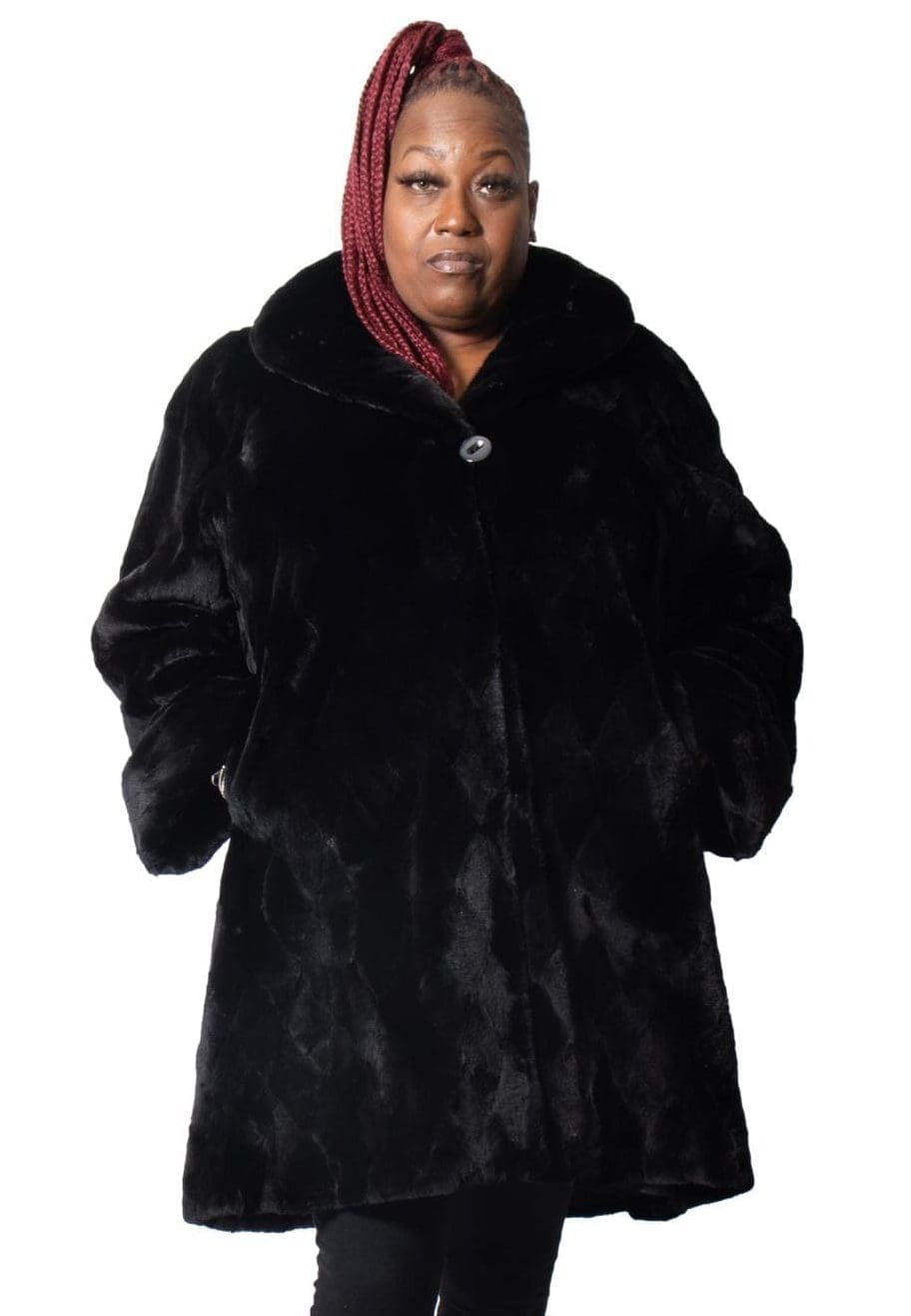12 2 Reversible Sheared Mink Fur Coat Ugent Furs