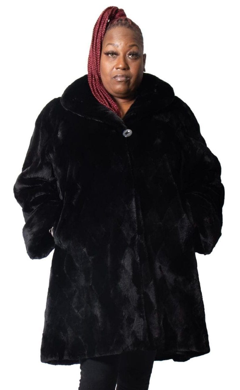 12 2 Reversible Sheared Mink Fur Coat Ugent Furs