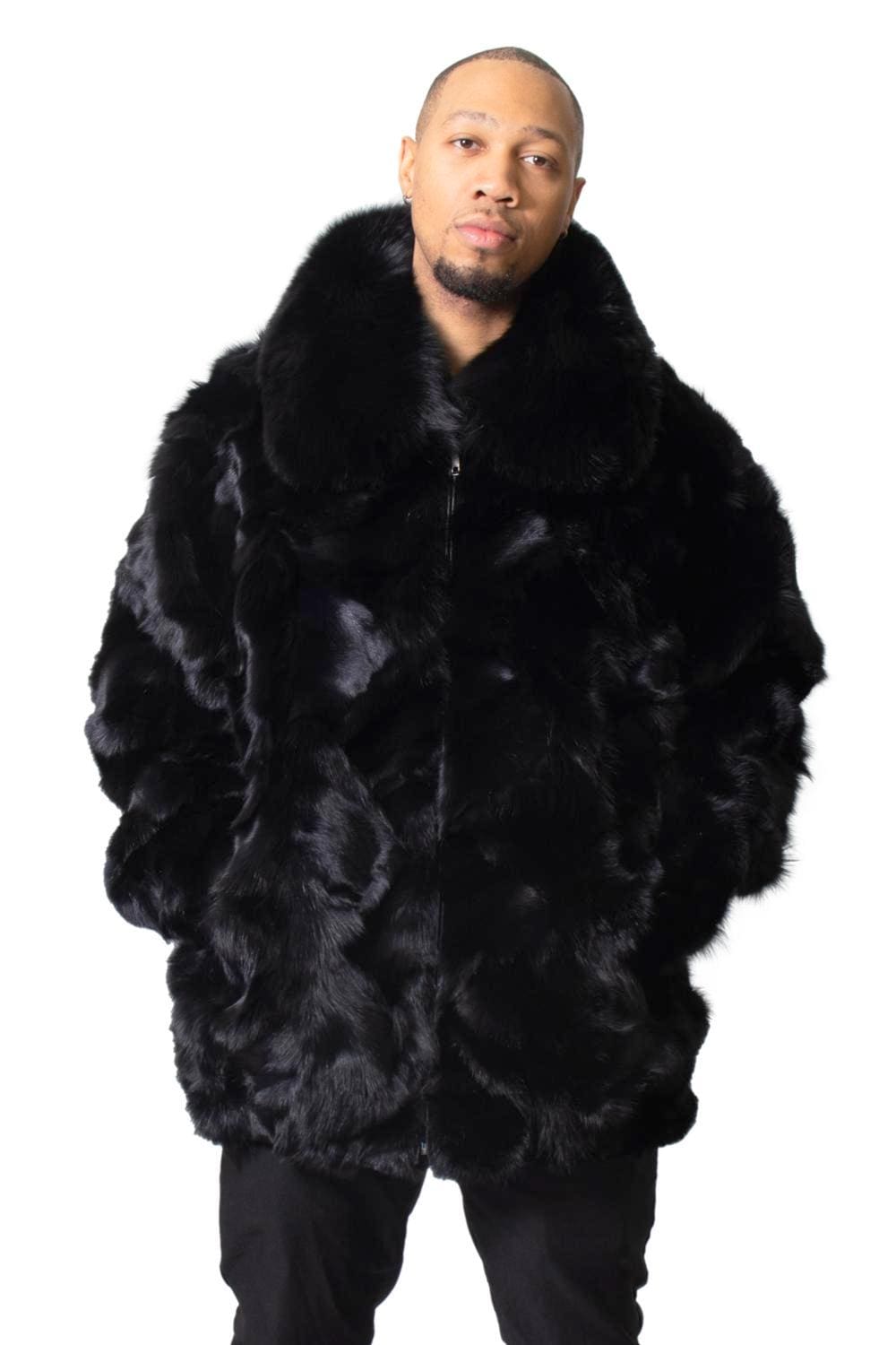 M13 2 man's Fox Fur Coat Ugent Furs