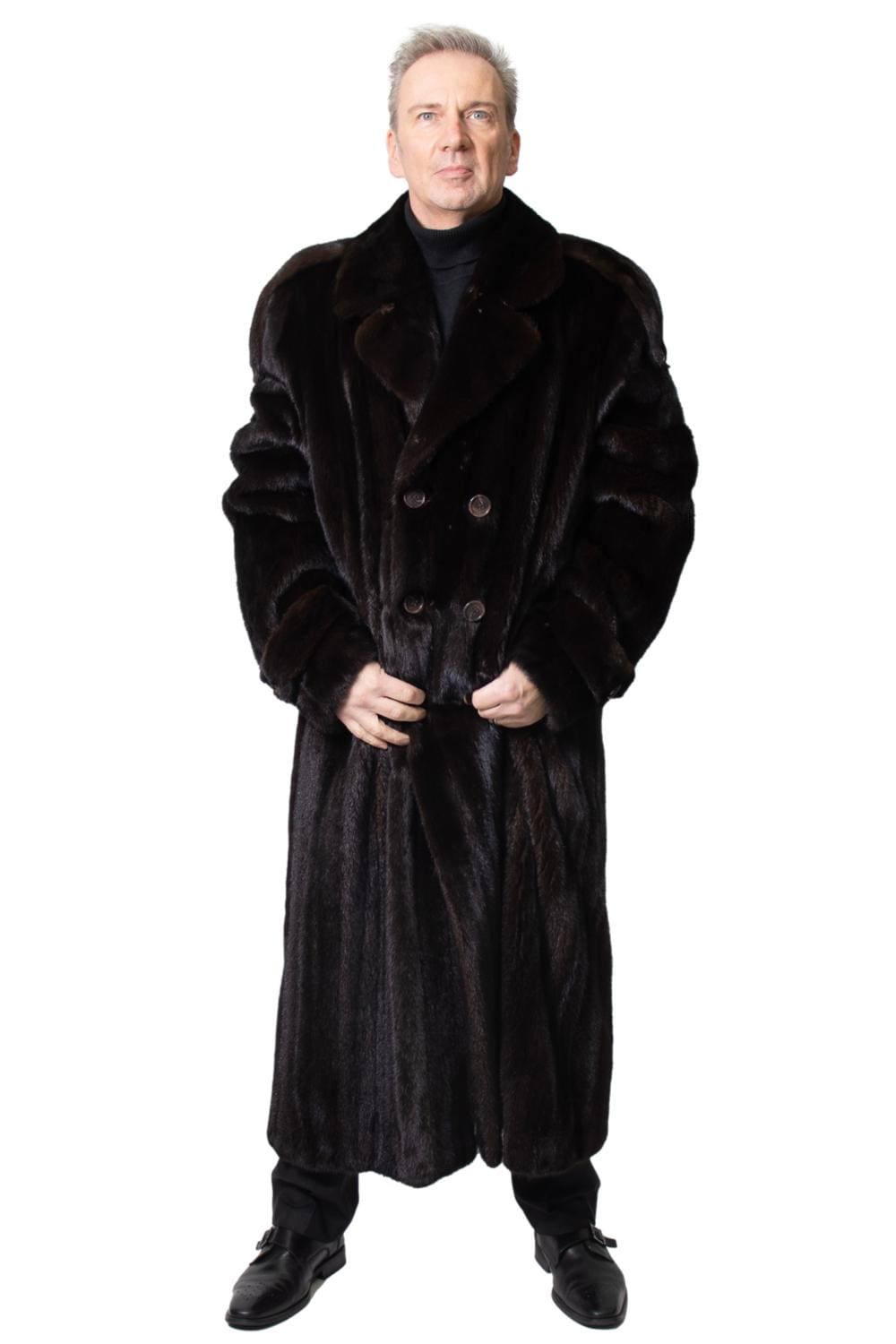 M33 2 Man's mink fur coat Ugent Furs