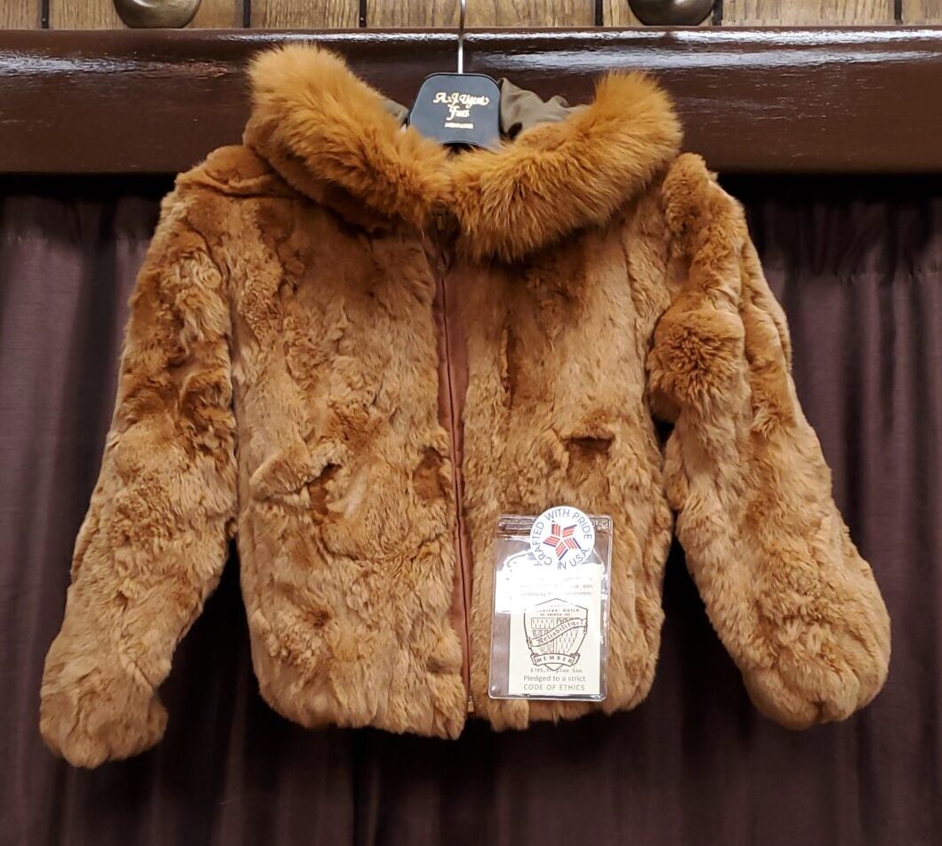 Kid's child's fur coat Ugent Furs