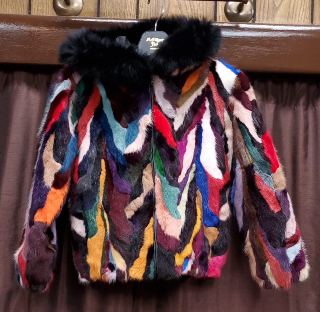 kid's child's mink fur jacket coat Ugent Furs