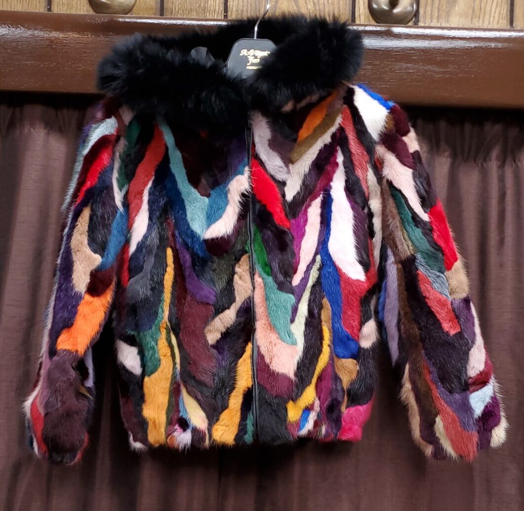 kid's child's mink fur jacket coat Ugent Furs
