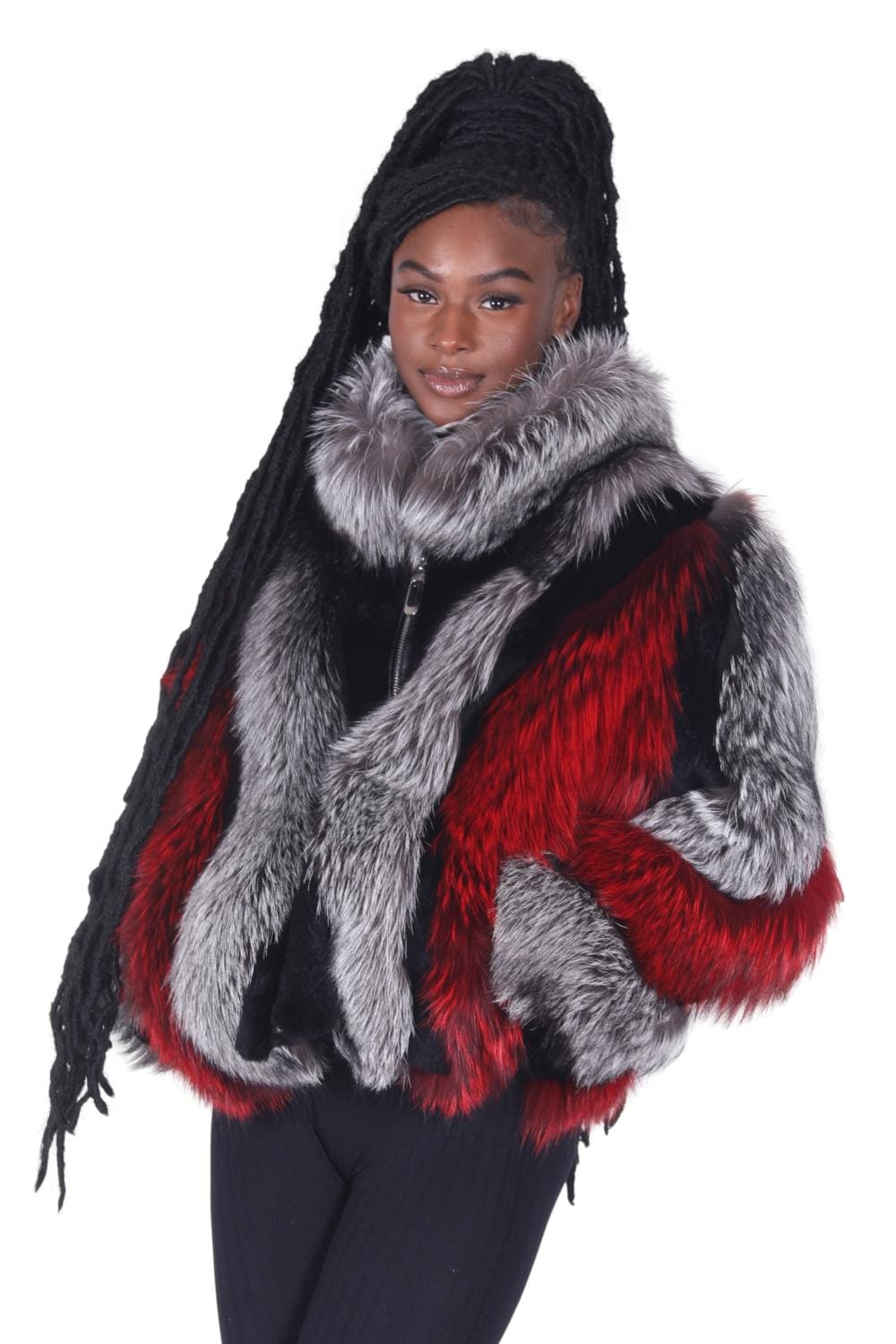 3 2 Fox fur jacket coat Ugent Furs