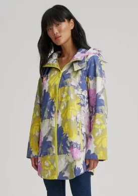 Nikki Jones floral raincoat