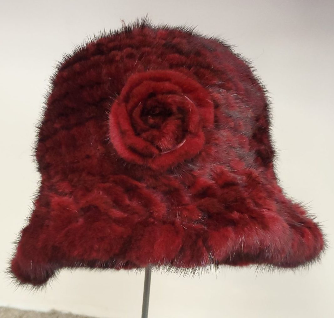 Hima knitted mink fur hat