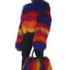 26 2 multicolor rainbow Tibetan Lamb fur jacket Ugent Furs