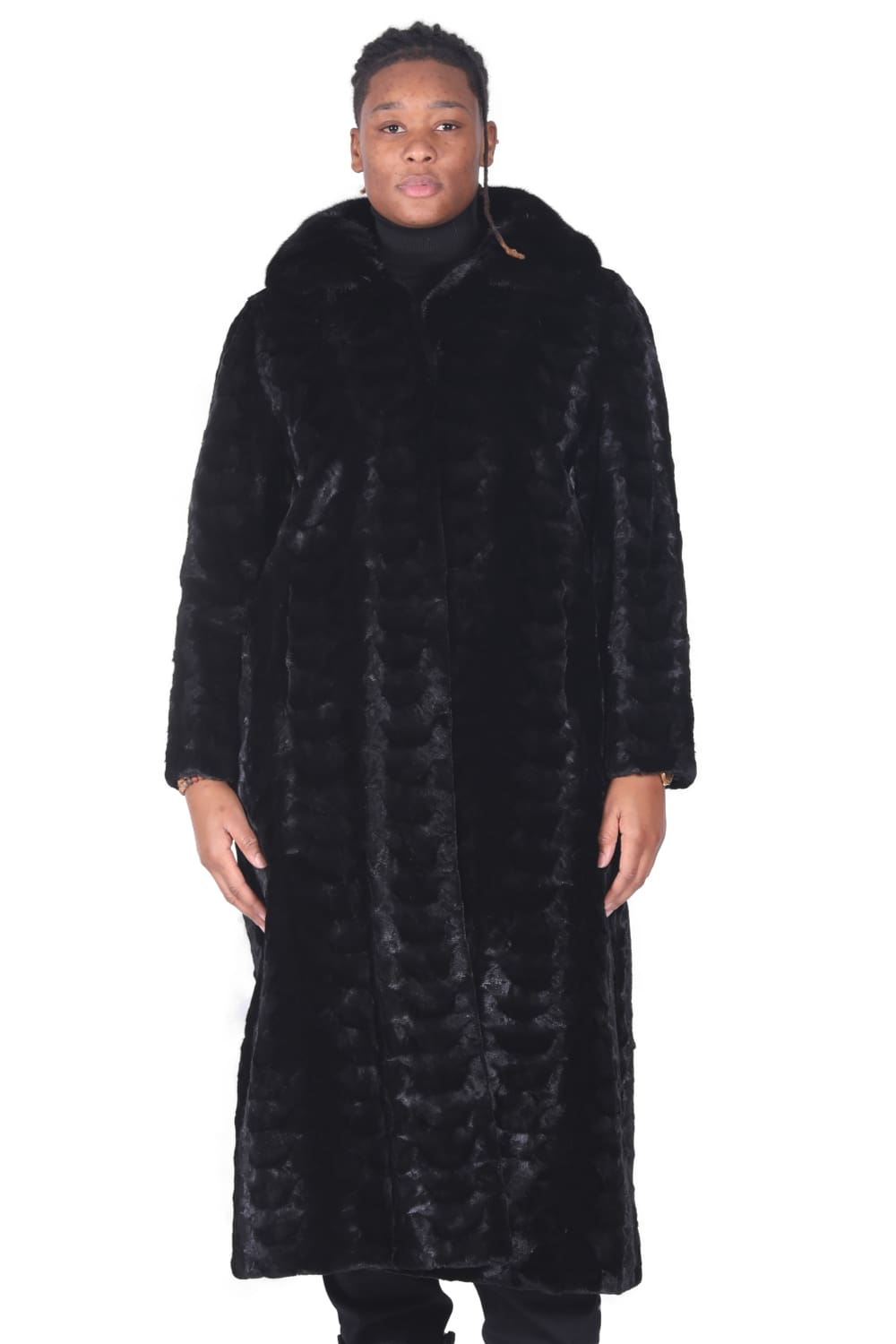 46 2 mink fur sections coat Ugent Furs