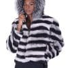 8 2 Chinchilla Rex Rabbit Fur Jacket Ugent Furs