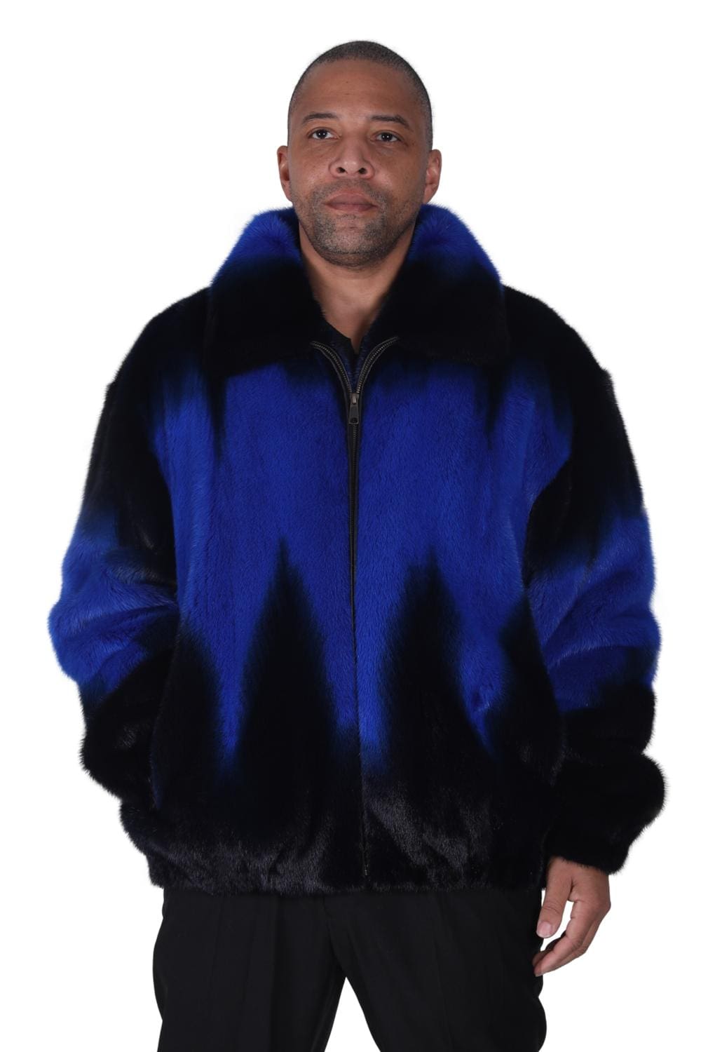 M10 2 man's mink fur degrade jacket Ugent Furs