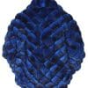 men's blue chinchilla fur jacket Ugent Furs
