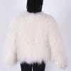 27 4 white Tibetan Lamb Fur Jacket Ugent Furs