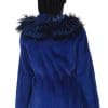 38 4 blue mink fur parka Ugent Furs